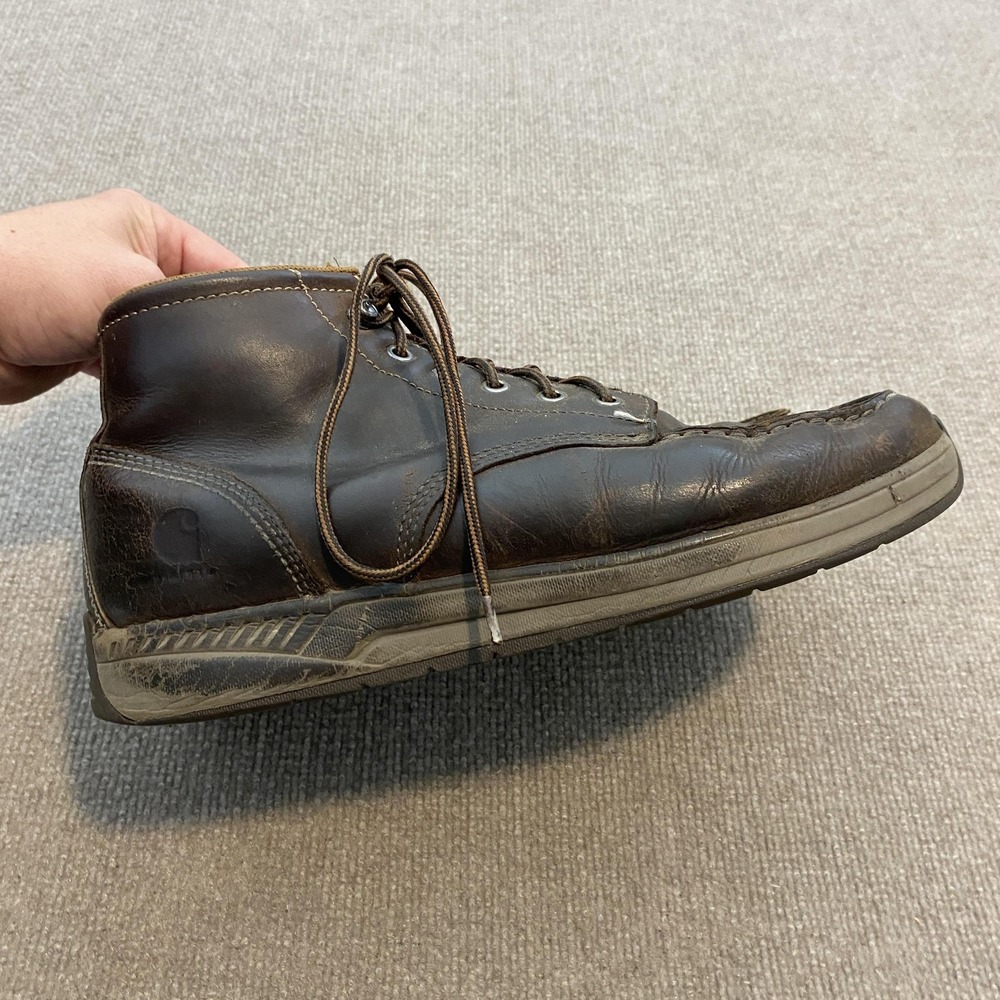 Carhartt Boots Mens Size 11 Brown Leather Chukka Ankle Work Casual CMX4023